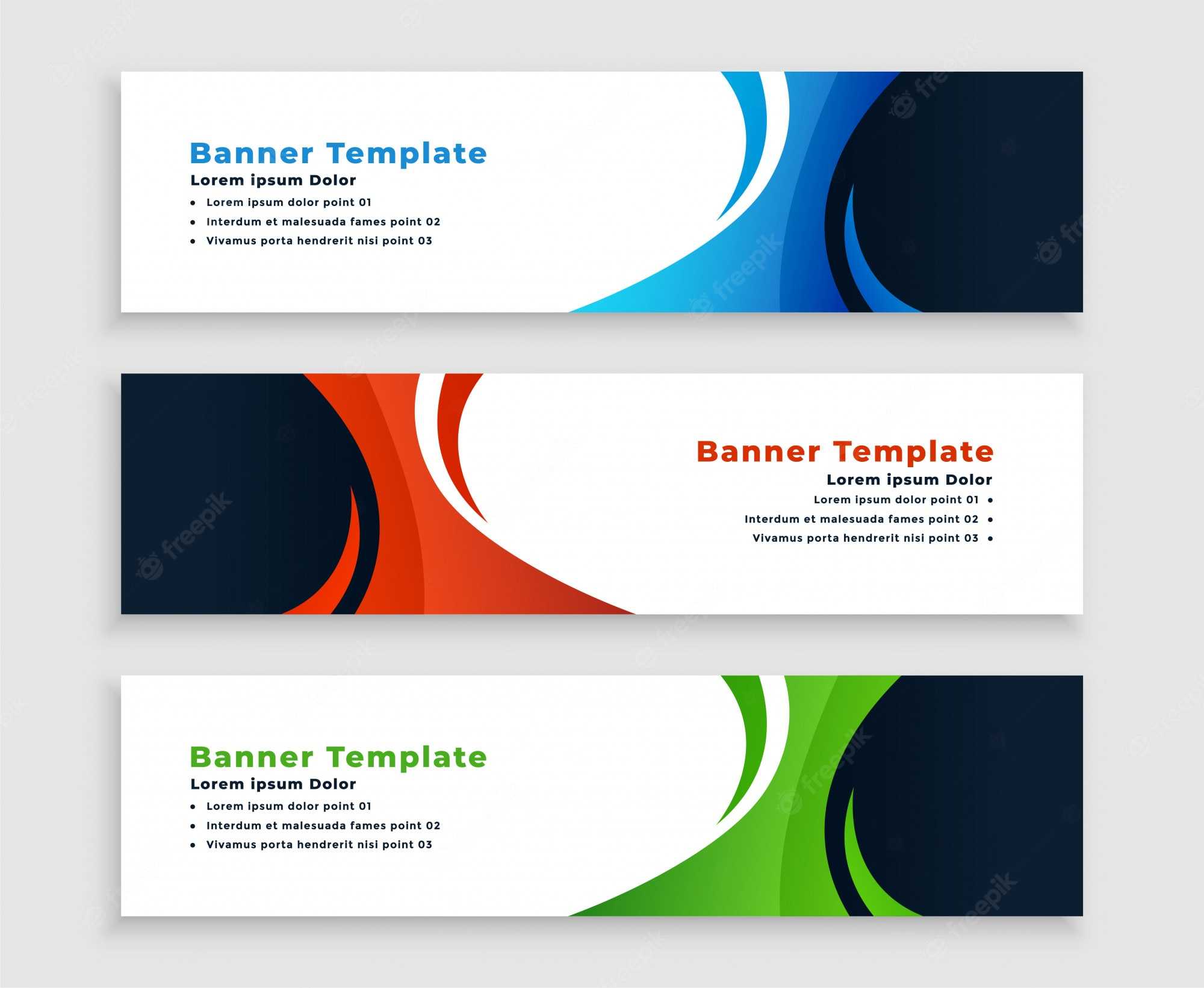 Website banner Vectors & Illustrations for Free Download  Freepik Within Free Website Banner Templates Download