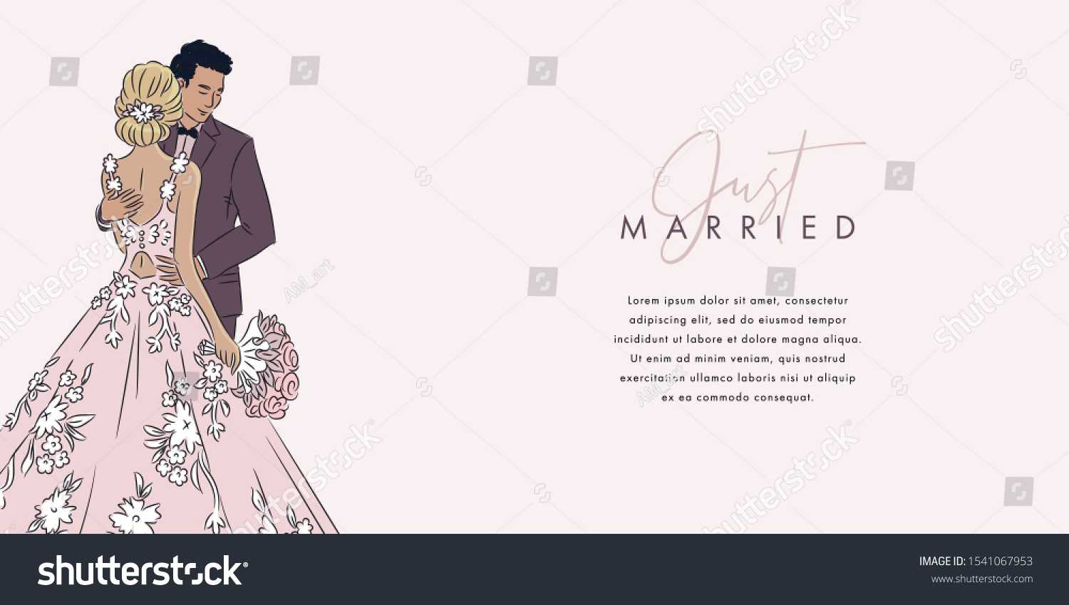 Wedding Banner Design Template Cute Young Stock Vector (Royalty  With Regard To Bride To Be Banner Template