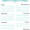 Weekly Cleaning Schedule: Improve Your Cleaning Habits – Classy  Within Blank Cleaning Schedule Template