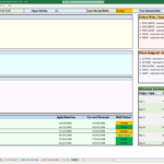 Weekly Status Report With Plan On A Page (POAP) For Project Weekly Status Report Template Excel