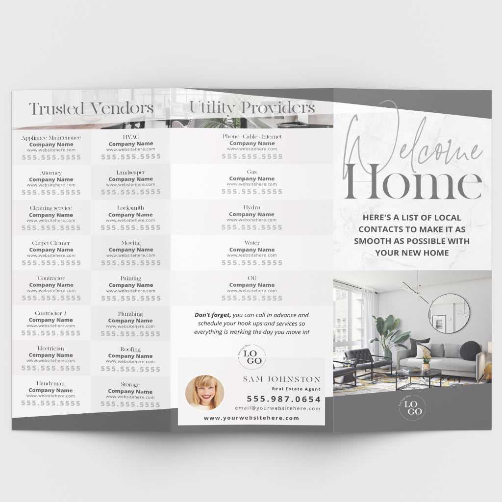 Welcome Home Brochure In Welcome Brochure Template