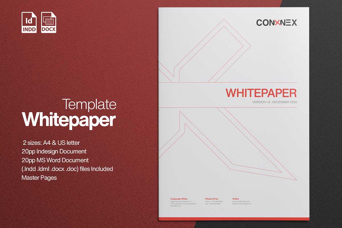 White Paper Template On Behance With White Paper Report Template