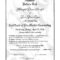 White Satin Elegance Pre Marital Counseling – Etsy Throughout Premarital Counseling Certificate Of Completion Template