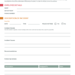 Wie Man Einen Effektiven Vorfallsbericht Schreibt [Vorlagen  Within Health And Safety Incident Report Form Template