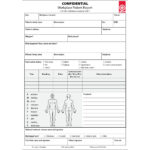 Workplace Patient Report Forms  100 Pack (10 Book)  St John  For First Aid Incident Report Form Template