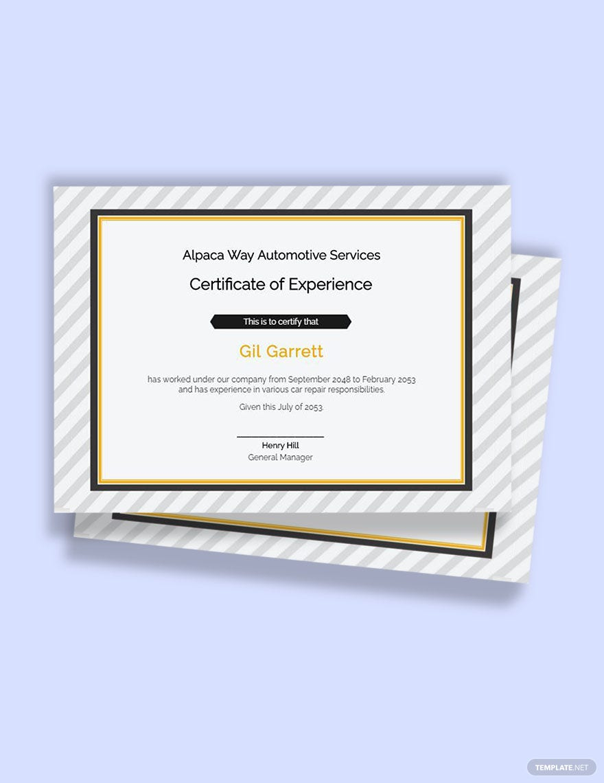 Workshop Certificates Templates – Design, Free, Download  For Automotive Gift Certificate Template