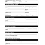 Worksite Incident / Injury Report Form  Legal Forms And Business  In Incident Hazard Report Form Template