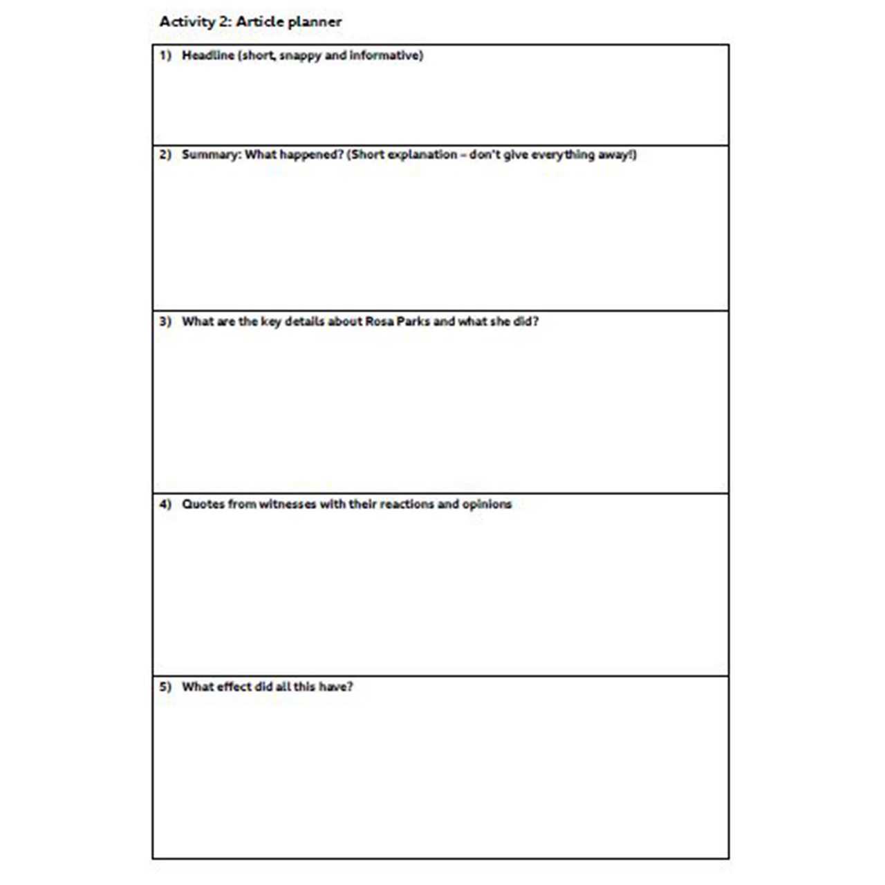 Writing a newspaper report - English - Learning with BBC Bitesize  Within News Report Template