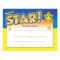 You’re A Star! Gold Foil Stamped Certificates – Pack Of 10 In Star Award Certificate Template