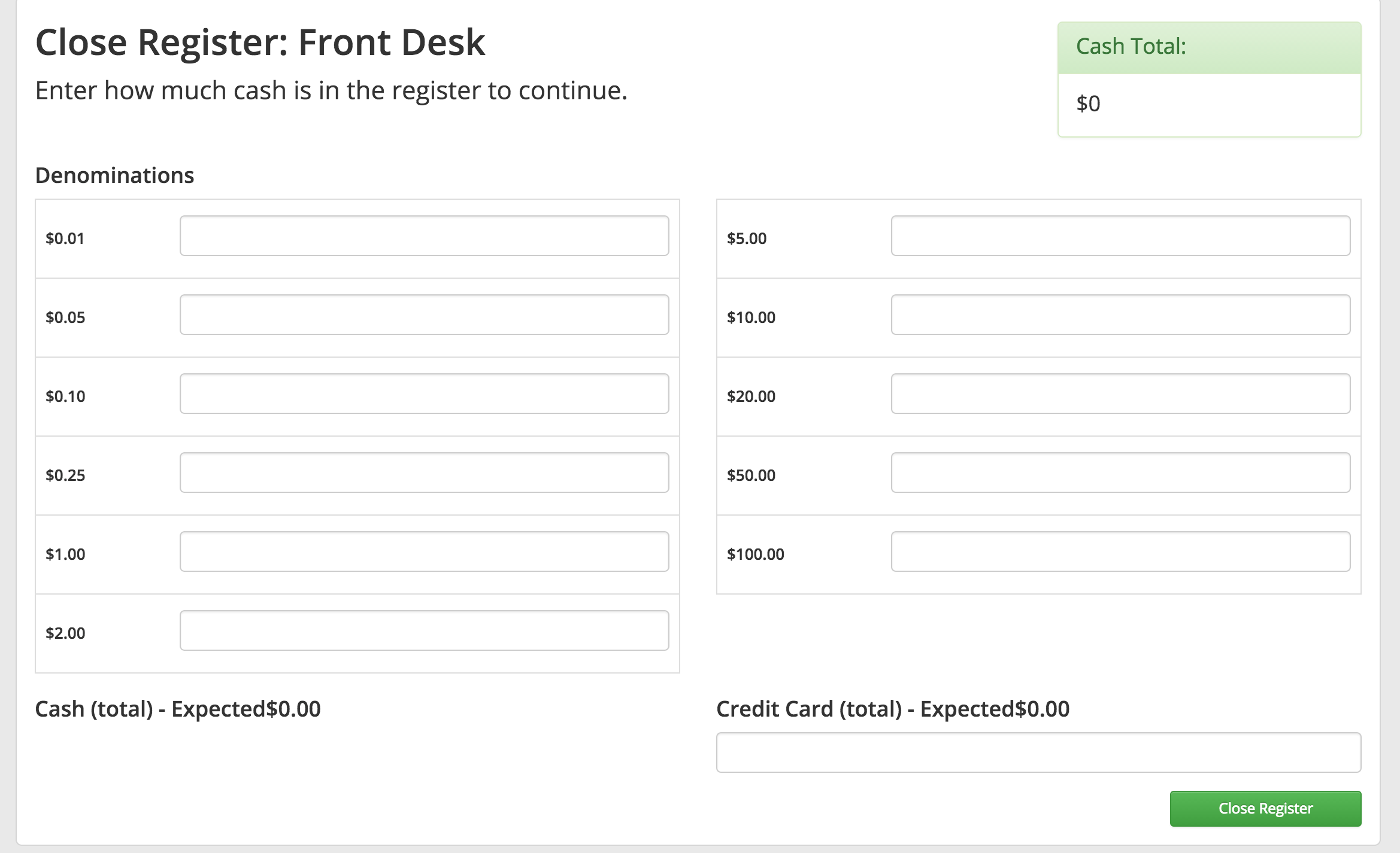 Z-Report - End of Day Report - Cash Register Closing Report  Throughout End Of Day Cash Register Report Template