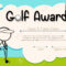 Zertifikat Vorlage Für Golf Award Illustration Lizenzfrei Nutzbare  In Golf Certificate Template Free