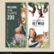 Zoo Flyer Design With Meerkat Lion Tiger Vector Image Regarding Zoo Brochure Template